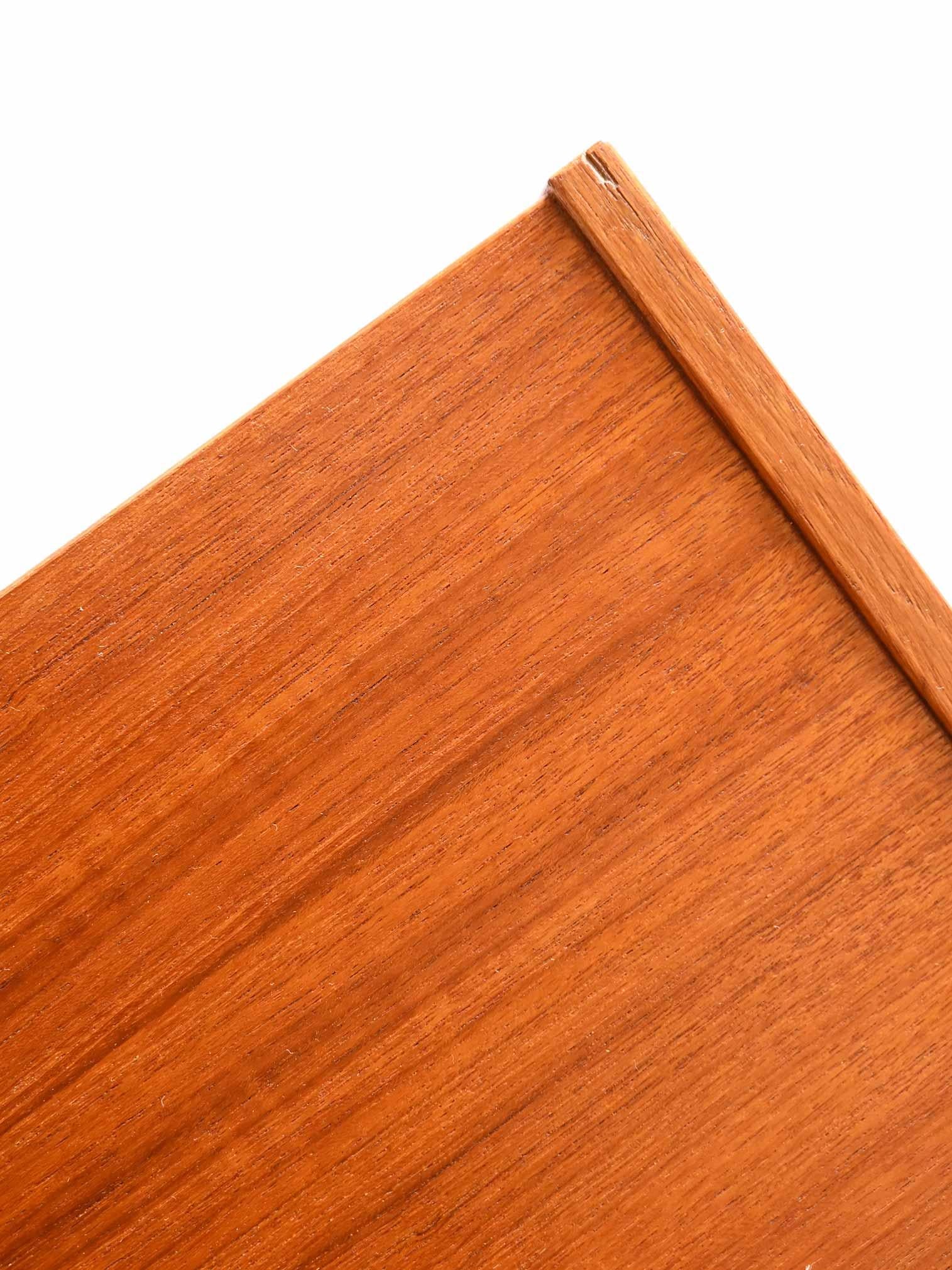 Toeletta scandinava anni '50 in teak In Good Condition In Brescia, IT
