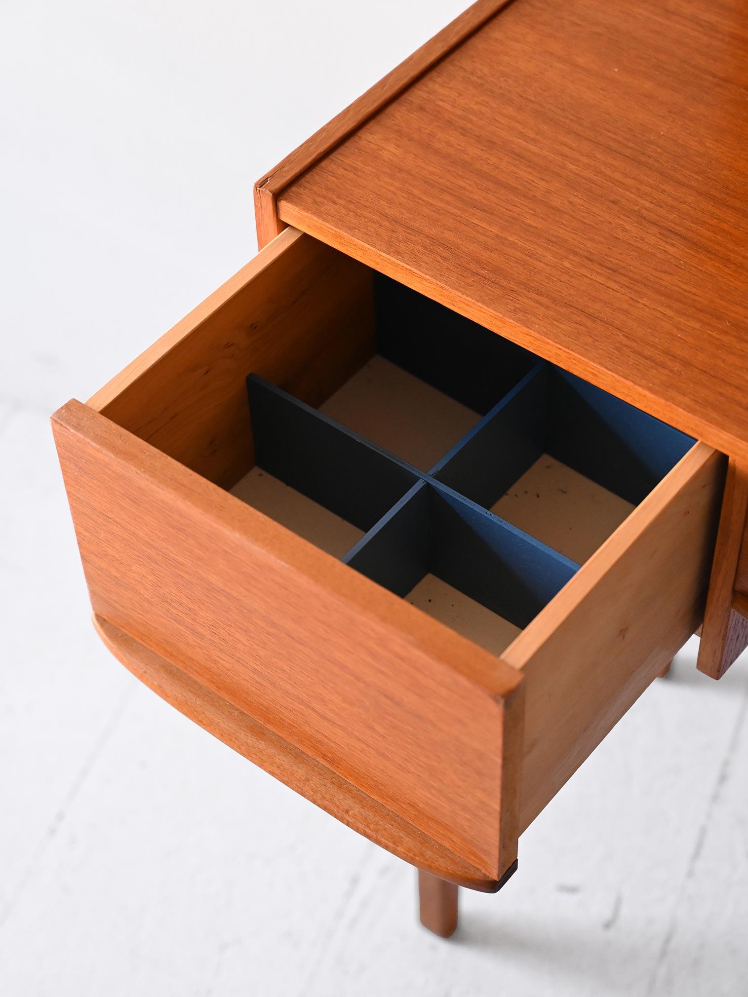Teak Toeletta scandinava anni '50 in teak