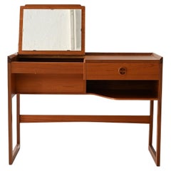 Toeletta scandinava vintage in teak anni ’60