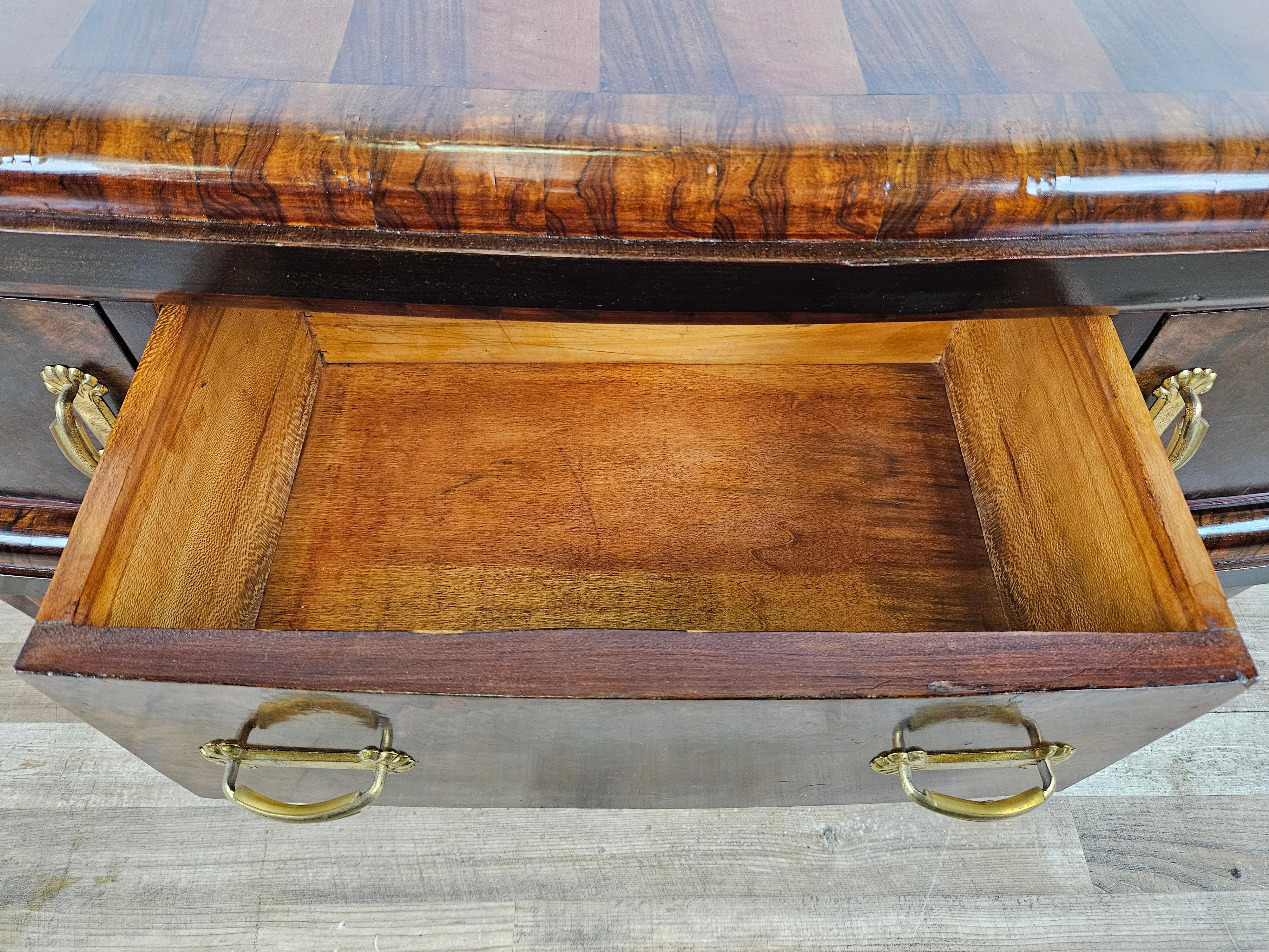 Art Deco dressing table in mahogany burl 1930s For Sale 10