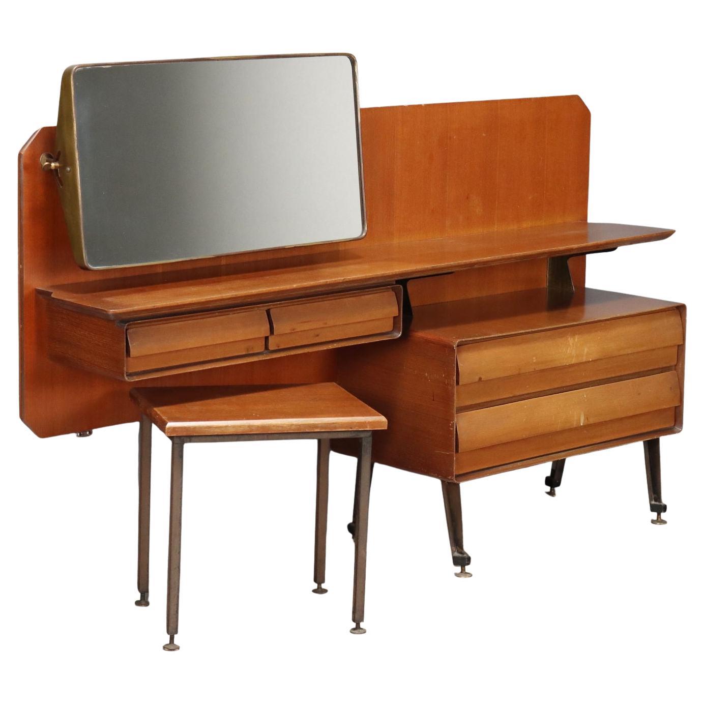 Toelette con Specchio e Sgabellino Anni '60