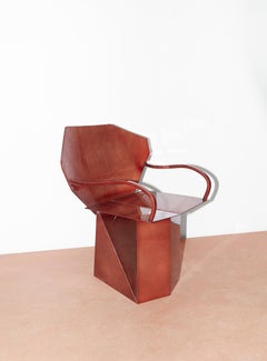 Toffee Chair, chaise sculpturale en aluminium par Supaform