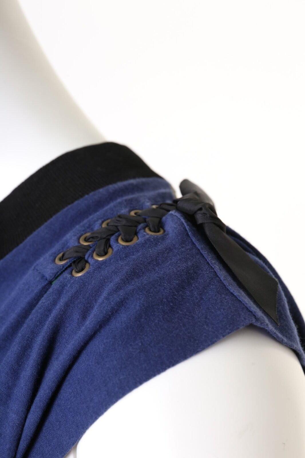 TOGA ARCHIVES navy blue stitch shoulder strap mesh back tank top JP1 S US2 UK8 2