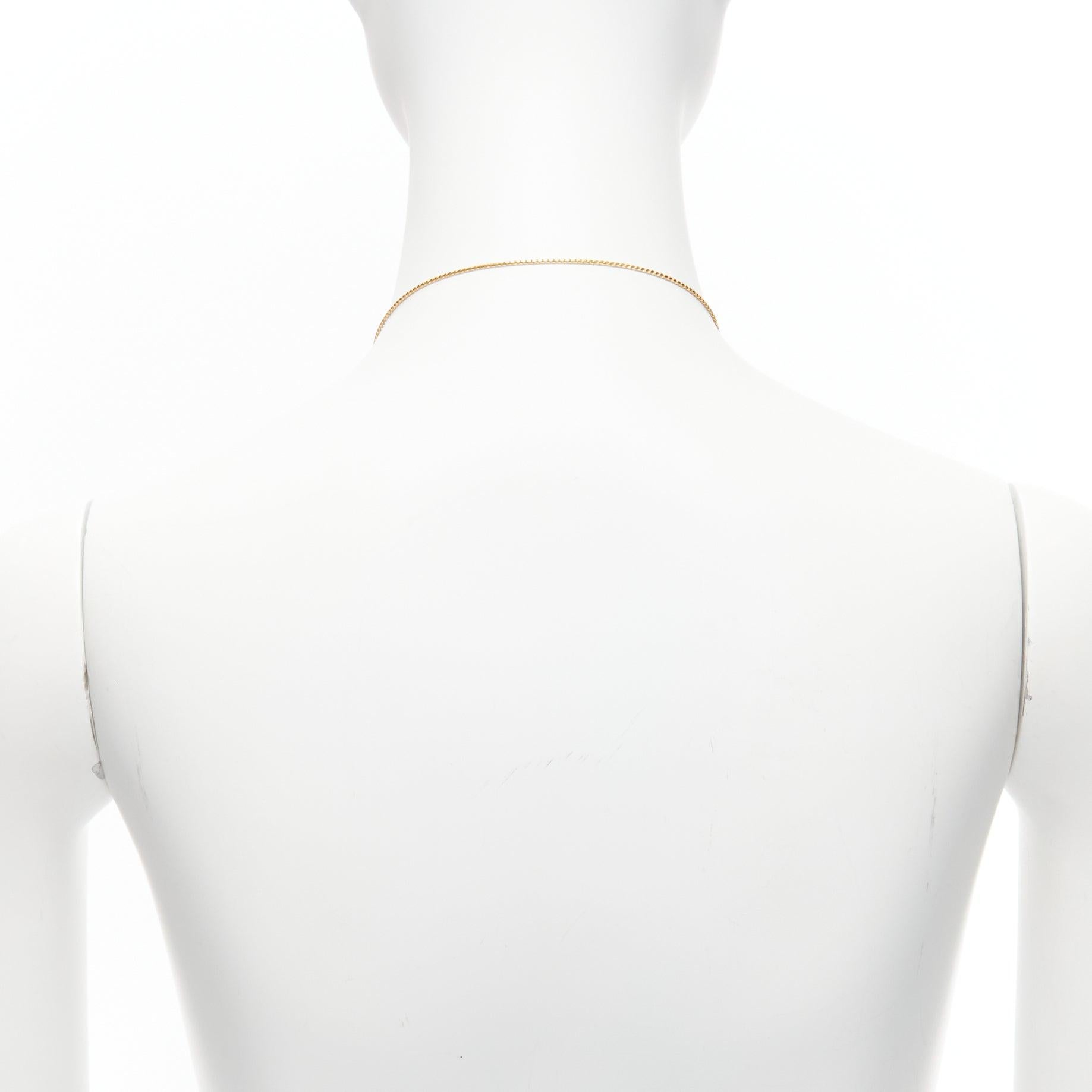 TOGA ARCHIVES gelb-weiß ombre gestufte Statement-Halskette mit Kunstperlen im Angebot 1