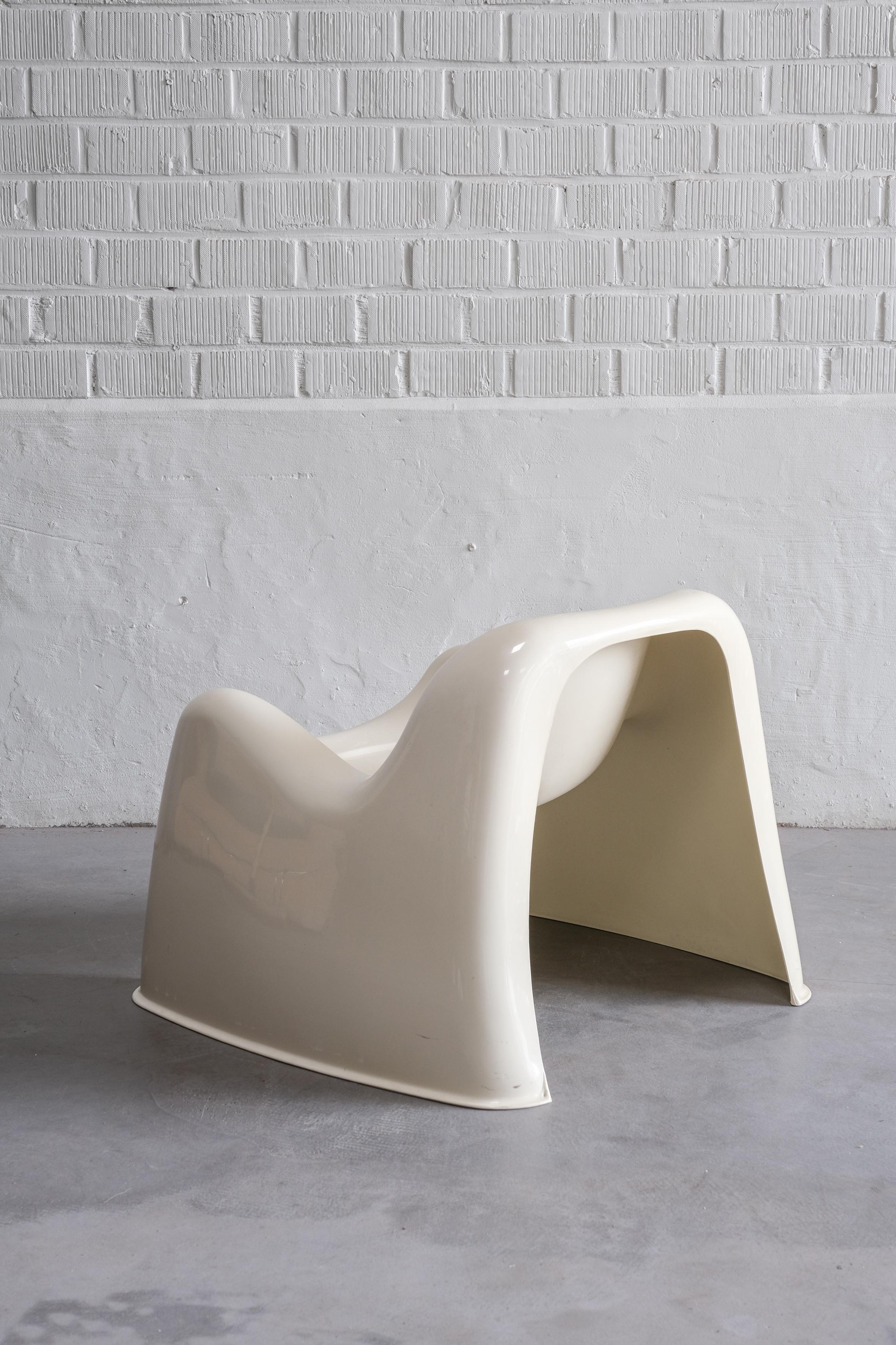 Mid-Century Modern Toga Chair by Sergio Mazza for Artemide