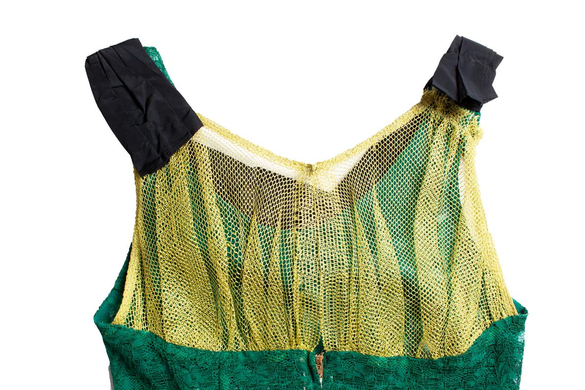 TOGA, Green lace top For Sale 1