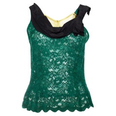 TOGA, Top in pizzo verde
