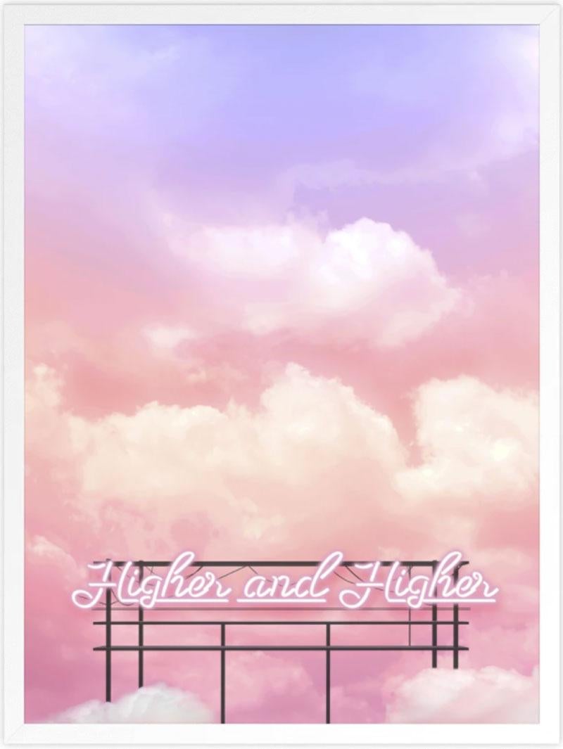 Higher and Higher - Pink Color Photograph by Together Wonderful