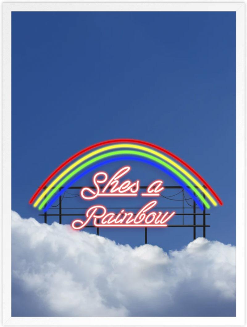 Lei è un arcobaleno - Color Photograph Blu di Together Wonderful