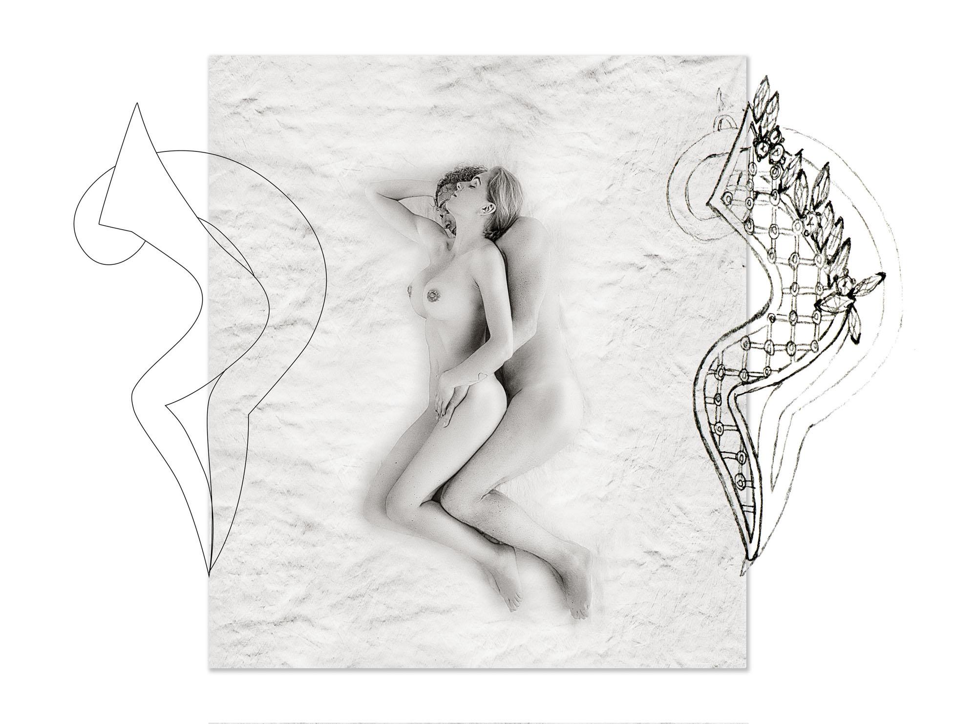 “Togetherness” Love Collection Ring 18k Gold, Brilliant & Pink Sapphires. in vendita 2