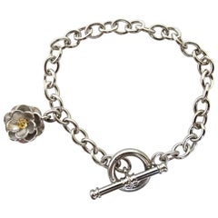 Toggle Bracelet 14 Karat Fancy Yellow Diamond