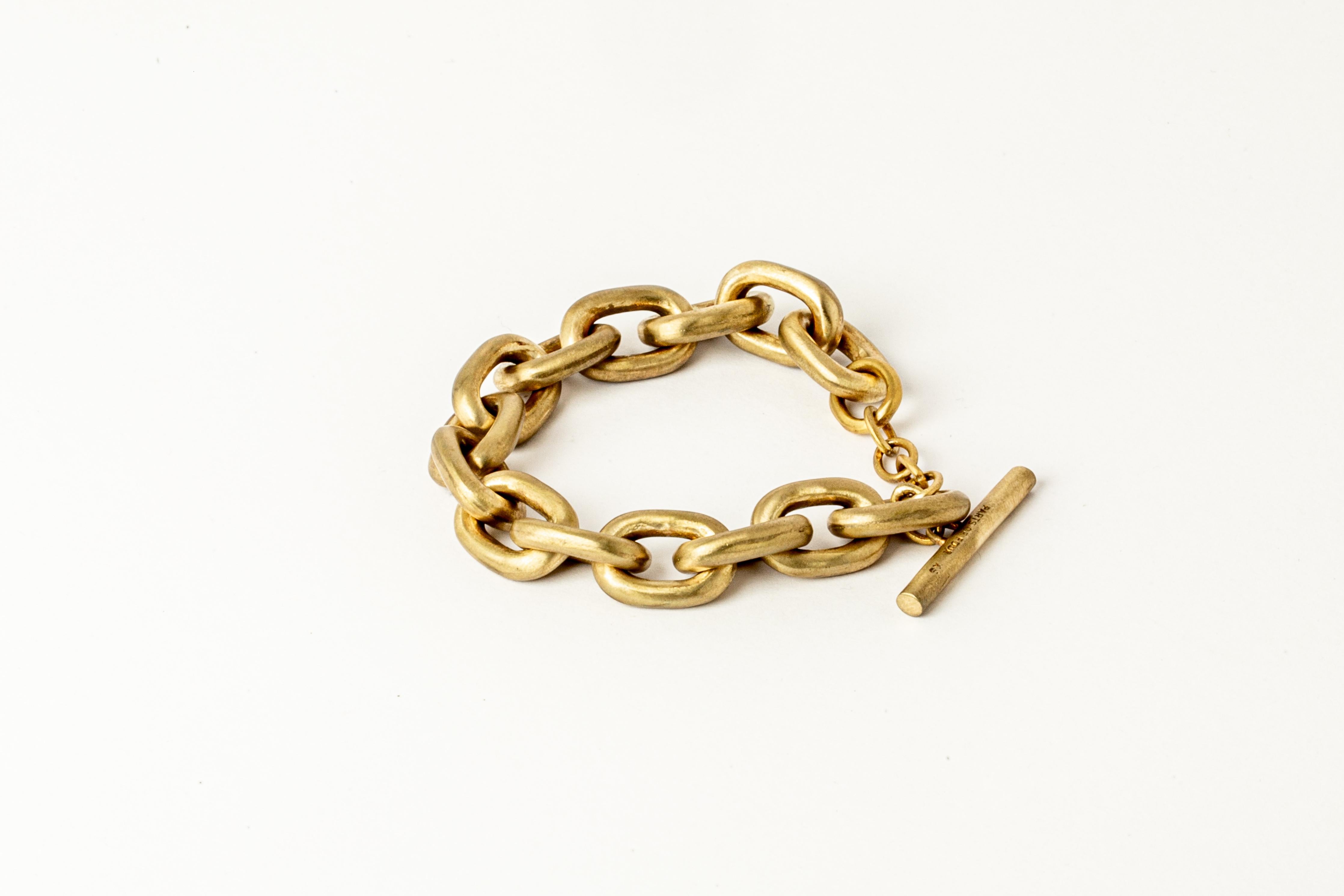 Toggle Chain Bracelet (Extra Small Links, MR) In New Condition For Sale In Paris, FR