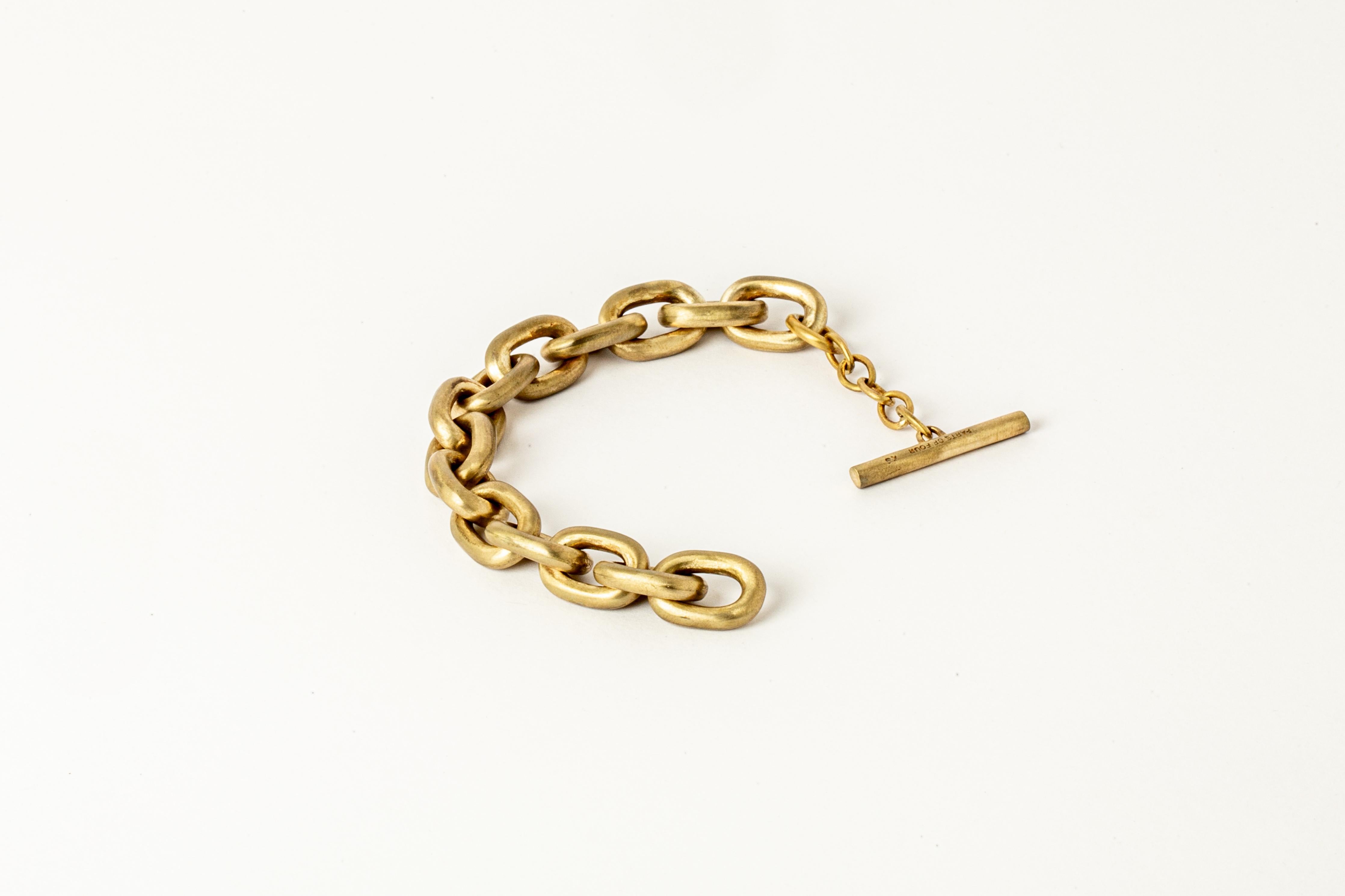 Women's or Men's Toggle Chain Bracelet (Extra Small Links, MR) For Sale