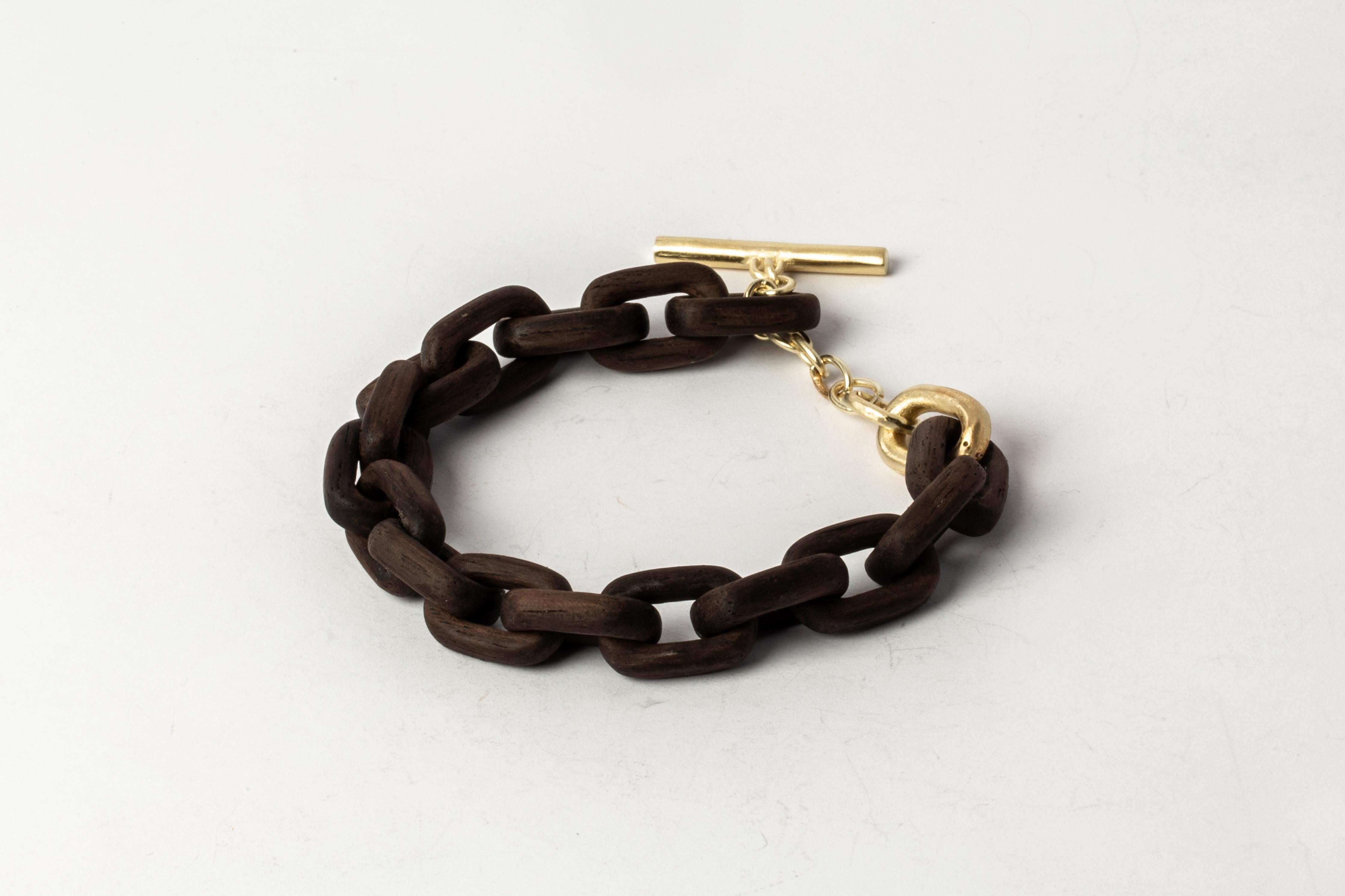 Toggle Chain Bracelet (Extra Small Links, TU+AG) In New Condition For Sale In Paris, FR