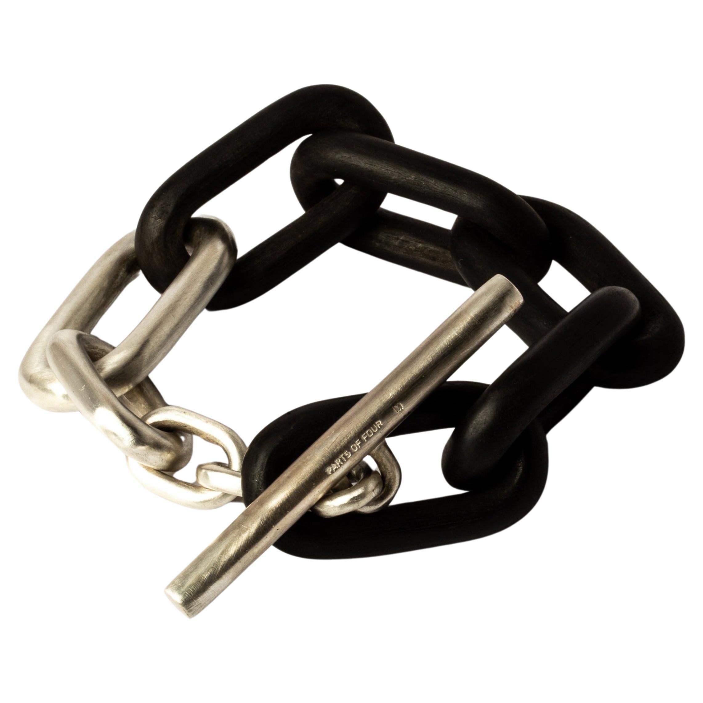 Toggle Chain Bracelet (Medium Links, KU+MA)