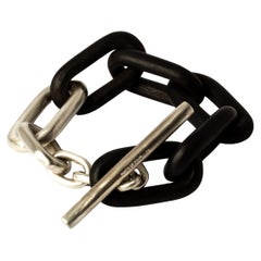 Toggle Chain Bracelet (Medium Links, KU+MA)
