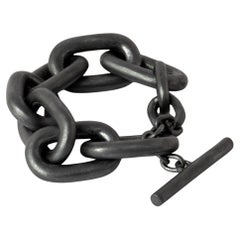 Bracelet chaîne boutonné (petits maillons, KA)