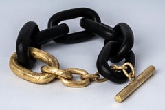 Bracelet chaîne Toggle (petits maillons, KU+AG)