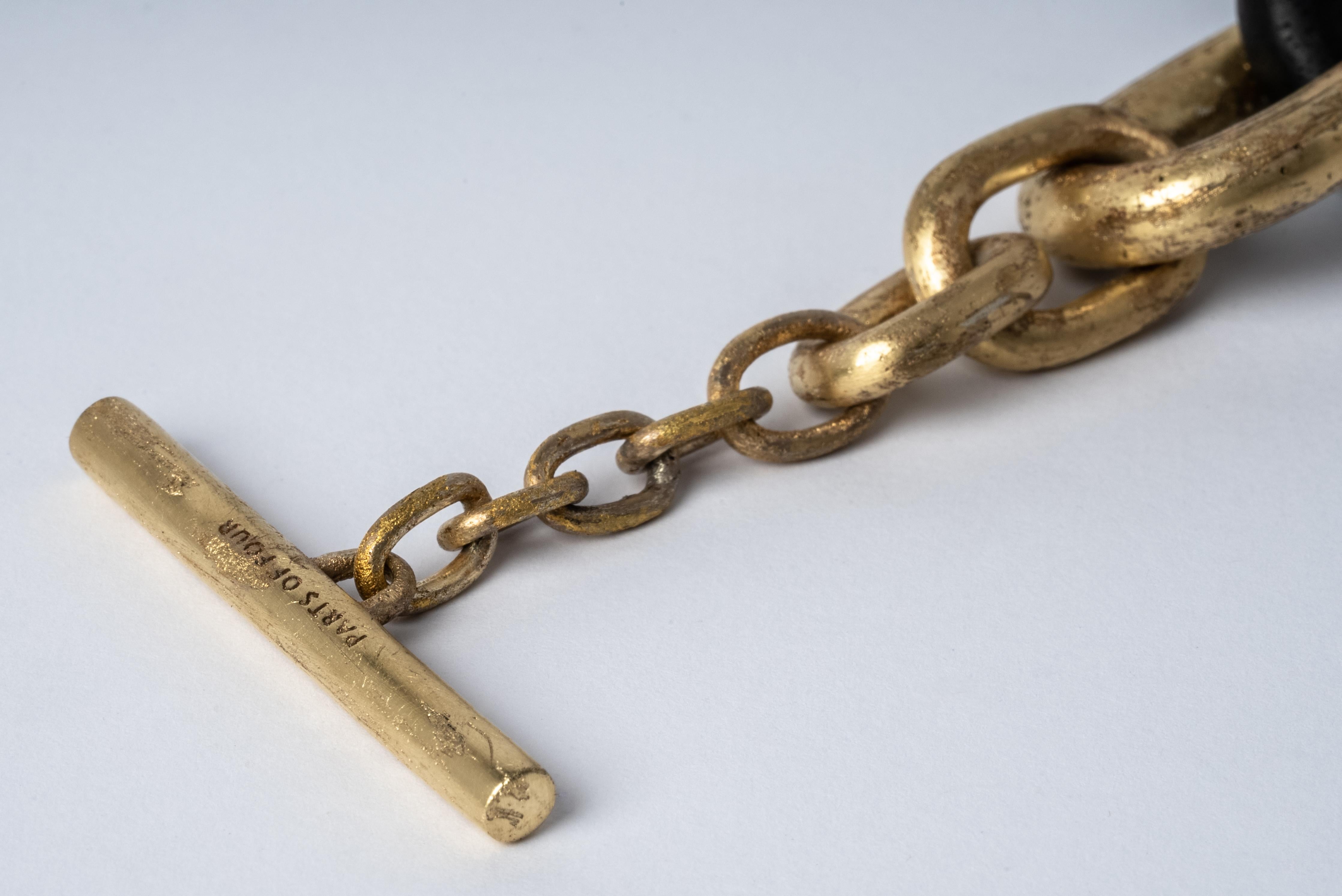 Toggle Chain Bracelet (Small Links, KU+AG) For Sale 1