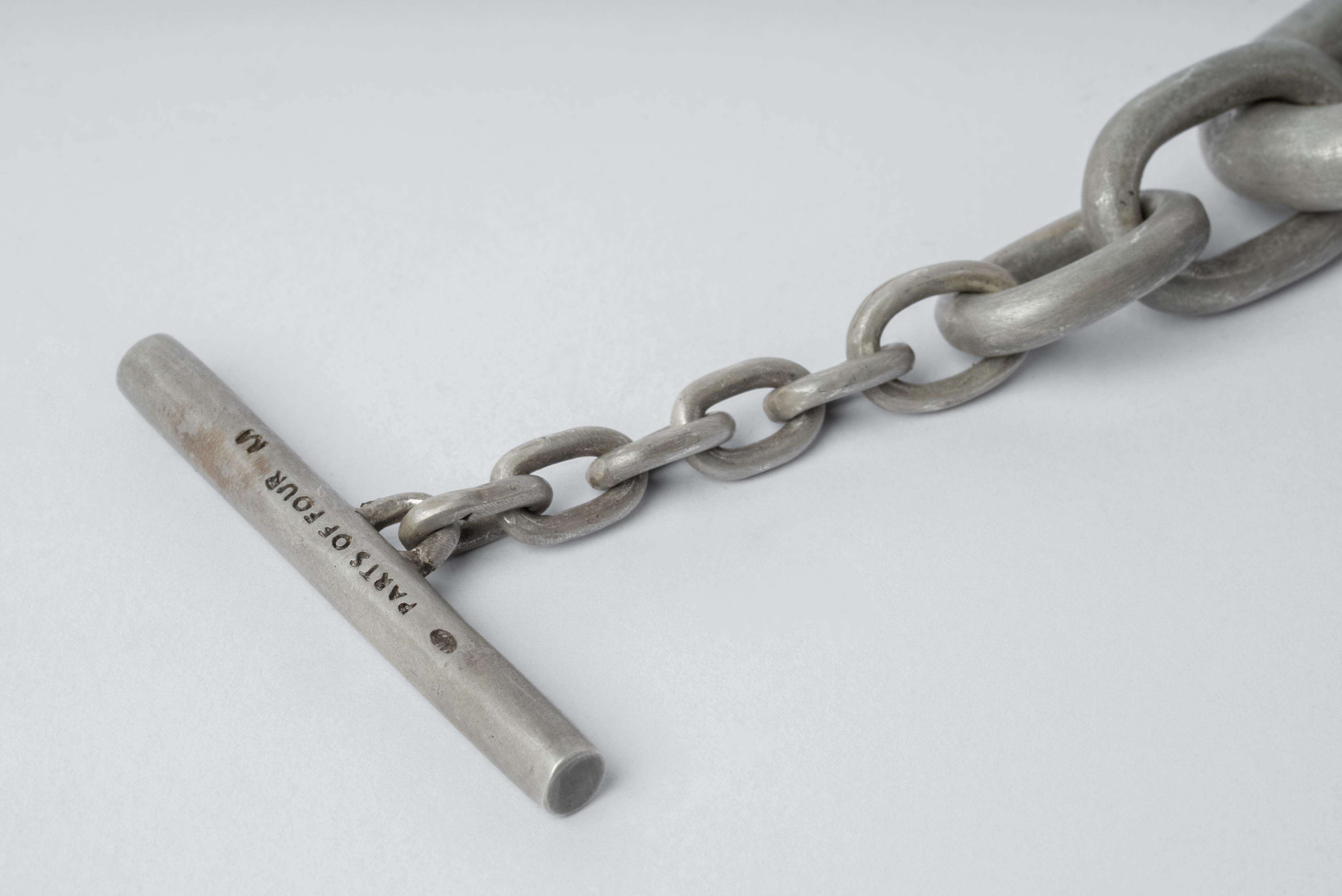 Women's or Men's Toggle Chain Bracelet (Small Links, KU+DA) For Sale