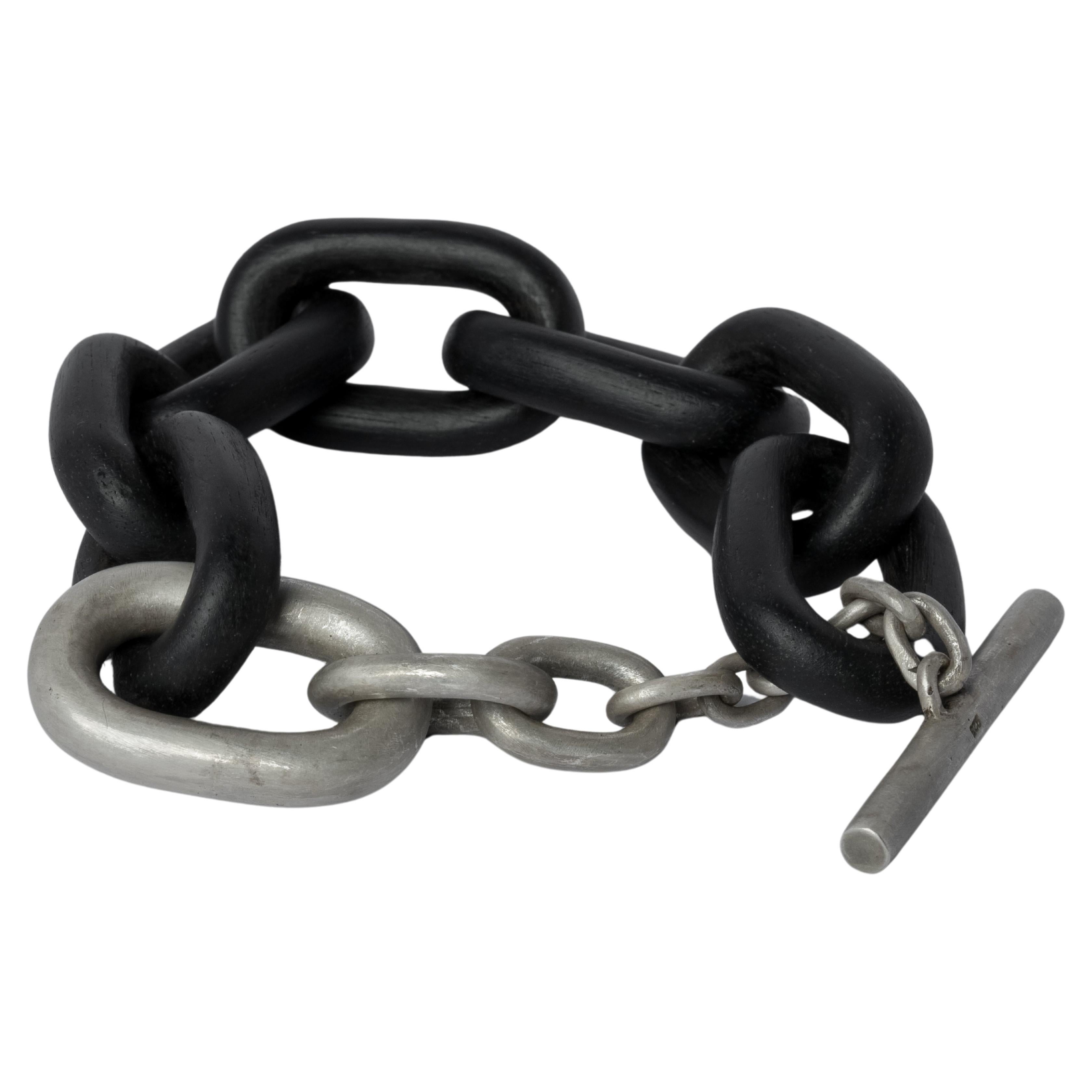 Toggle Chain Bracelet (Small Links, KU+DA) For Sale