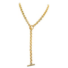 Toggle Link Necklace 14k Yellow Gold