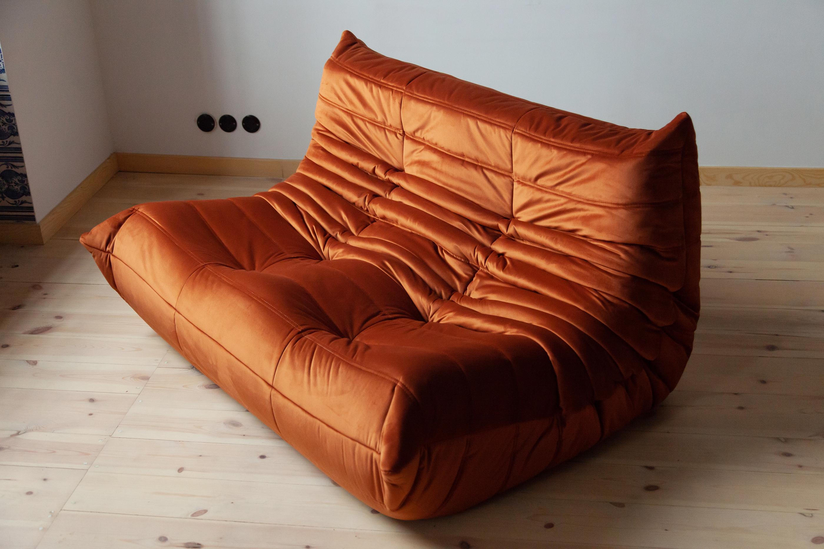 amber sofa