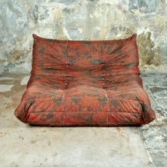 Togo 2-Sitz von Michel Ducaroy für Ligne Roset, hergestellt in Frankreich, 1980er Jahre