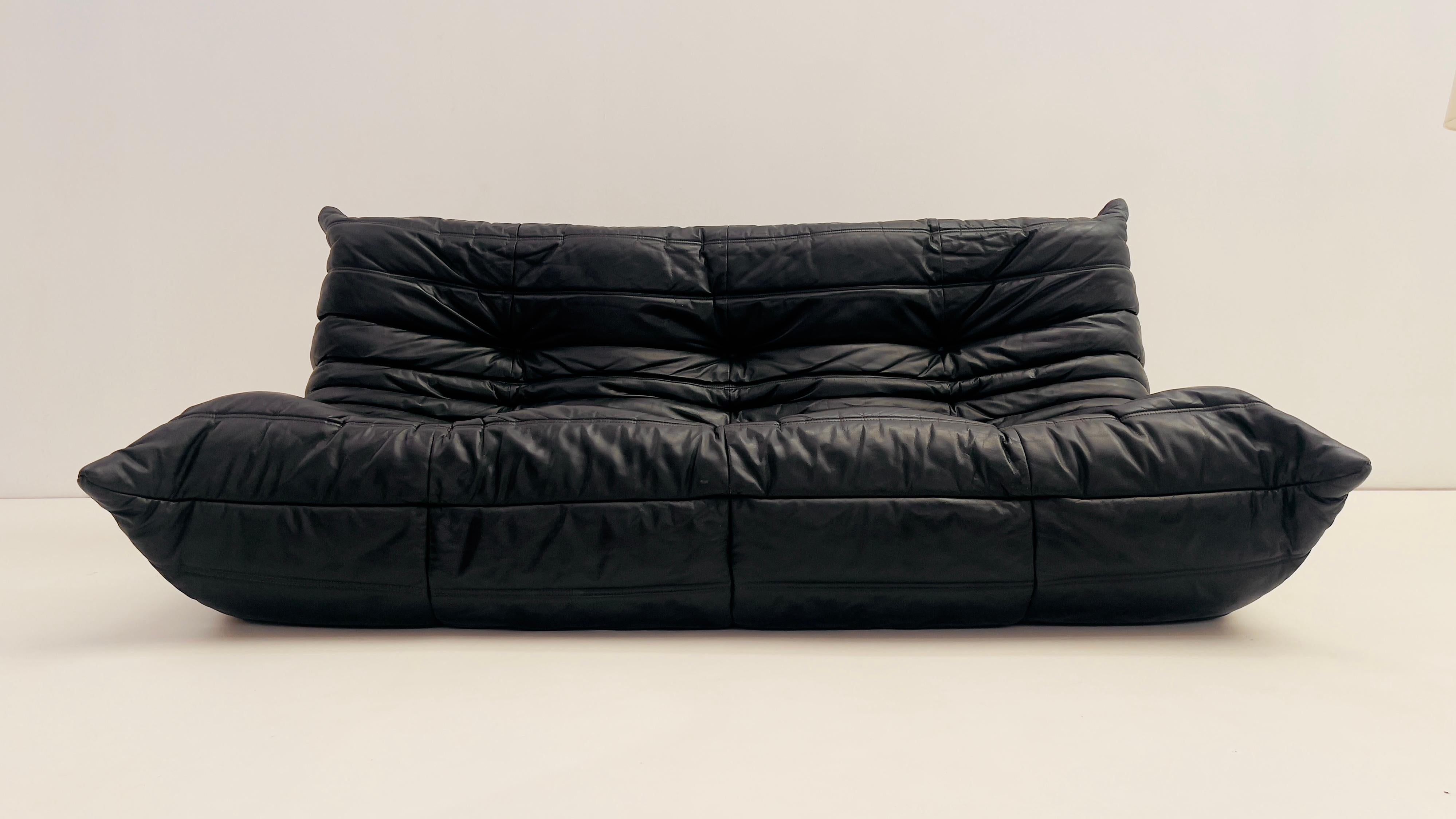 'Togo'  3 seater sofa by Michel Ducaroy for Ligne Roset (Moderne der Mitte des Jahrhunderts) im Angebot