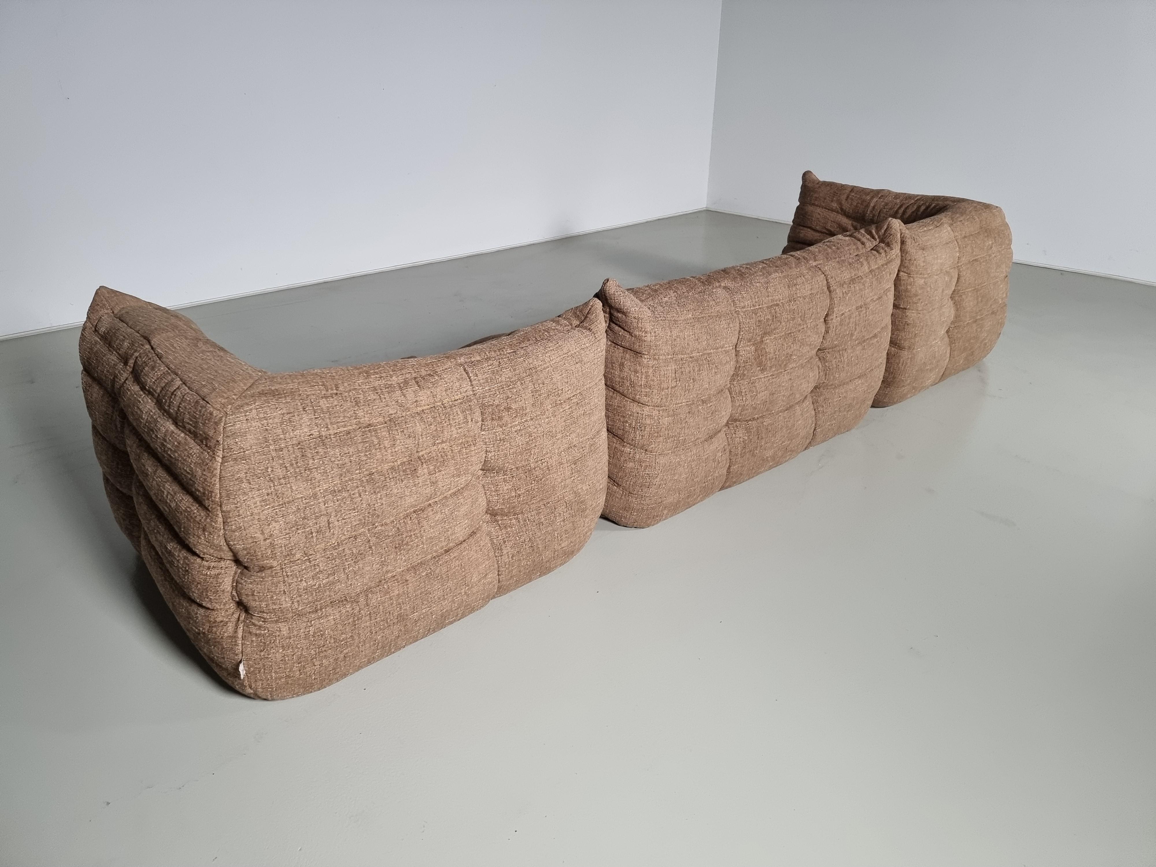 European Togo 4-Seater Sectional Sofa by Michel Ducaroy for Ligne Roset, 1970s