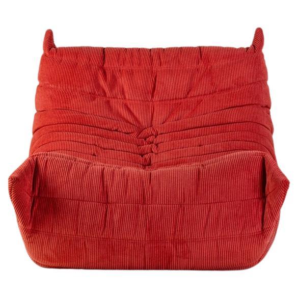 "Togo Armchair Red" Vintage For Sale