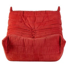 "Togo Armchair Red" Vintage