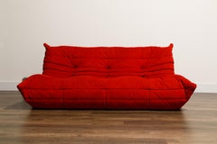 'Togo' Eight-Piece Sectional Sofa Set by Michel Ducaroy for Ligne Roset, Signed