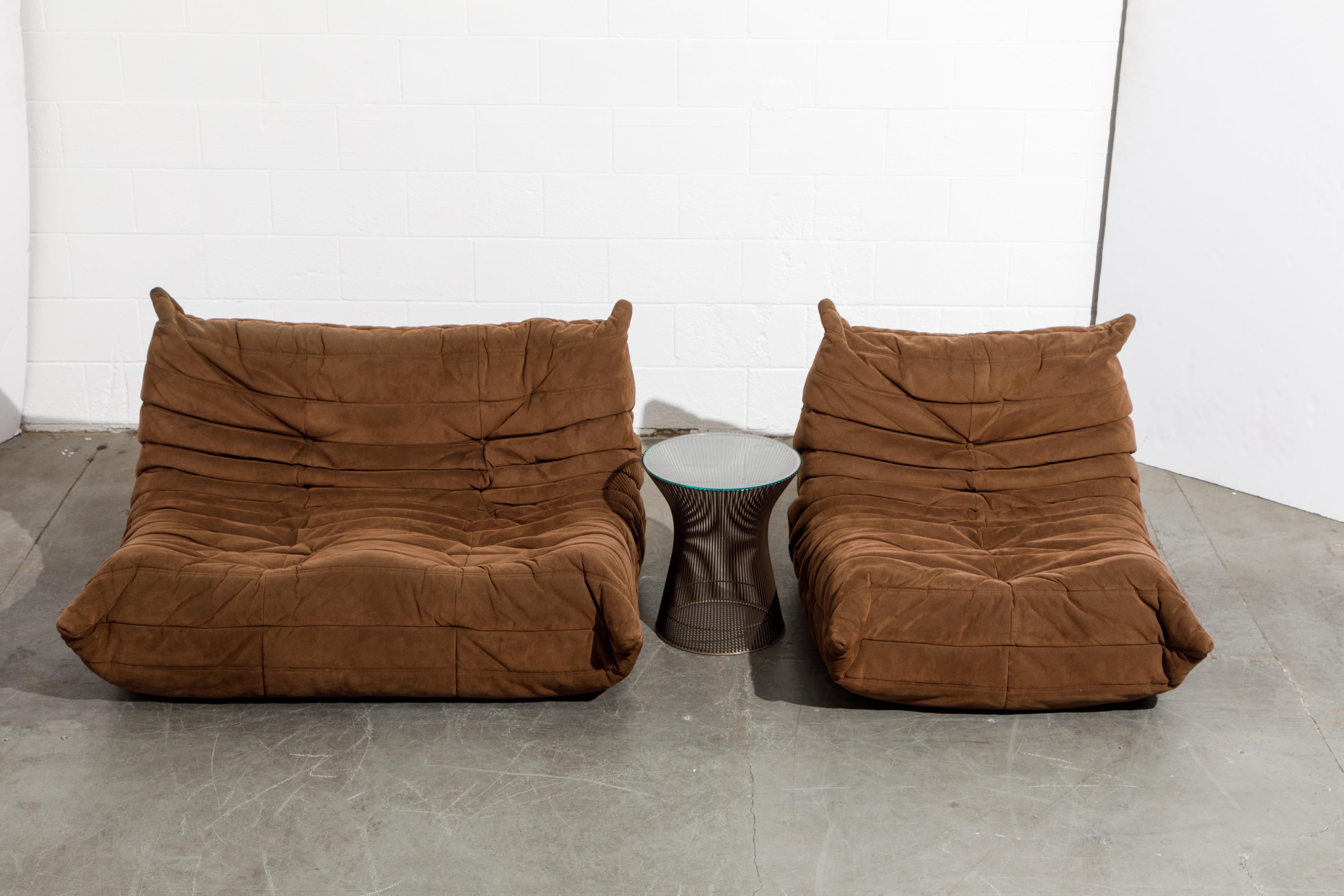 'Togo' Fireside Lounge Chair by Michel Ducaroy for Ligne Roset, Signed 10