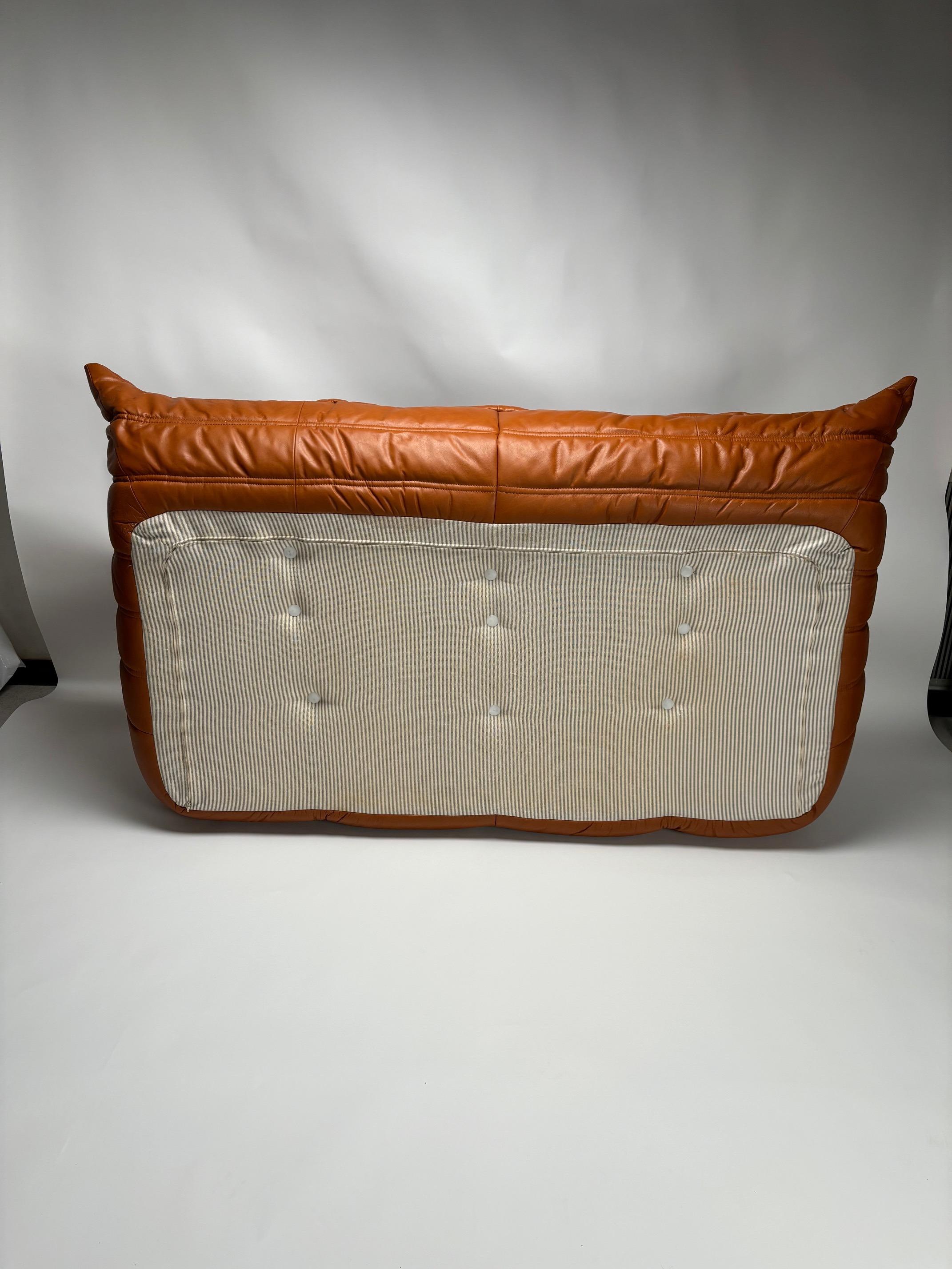 Canapé à 3 places en cuir Togo de Michel Ducaroy pour Ligne Roset en vente 4