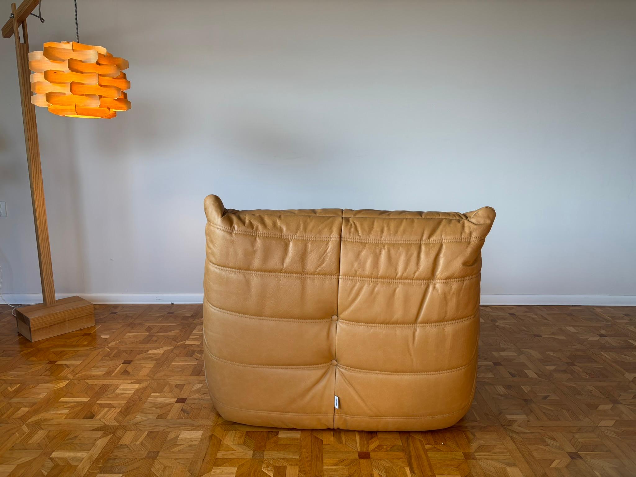 Togo Leder-Loungesessel von Michel Ducaroy für Ligne Roset im Zustand „Gut“ im Angebot in Radomsko, Województwo łódzkie