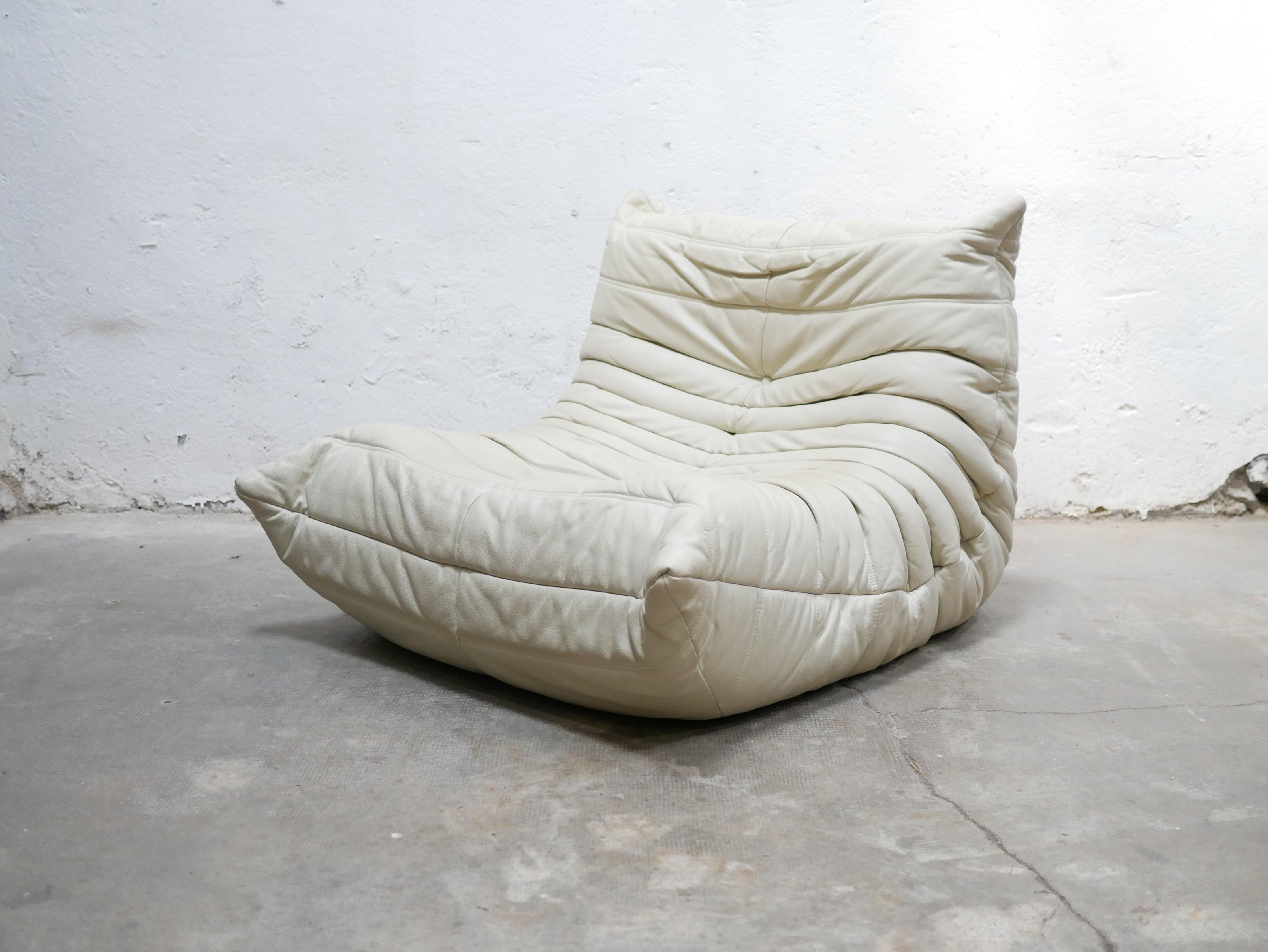 Togo leather sofa by Michel Ducaroy for Ligne Roset 2