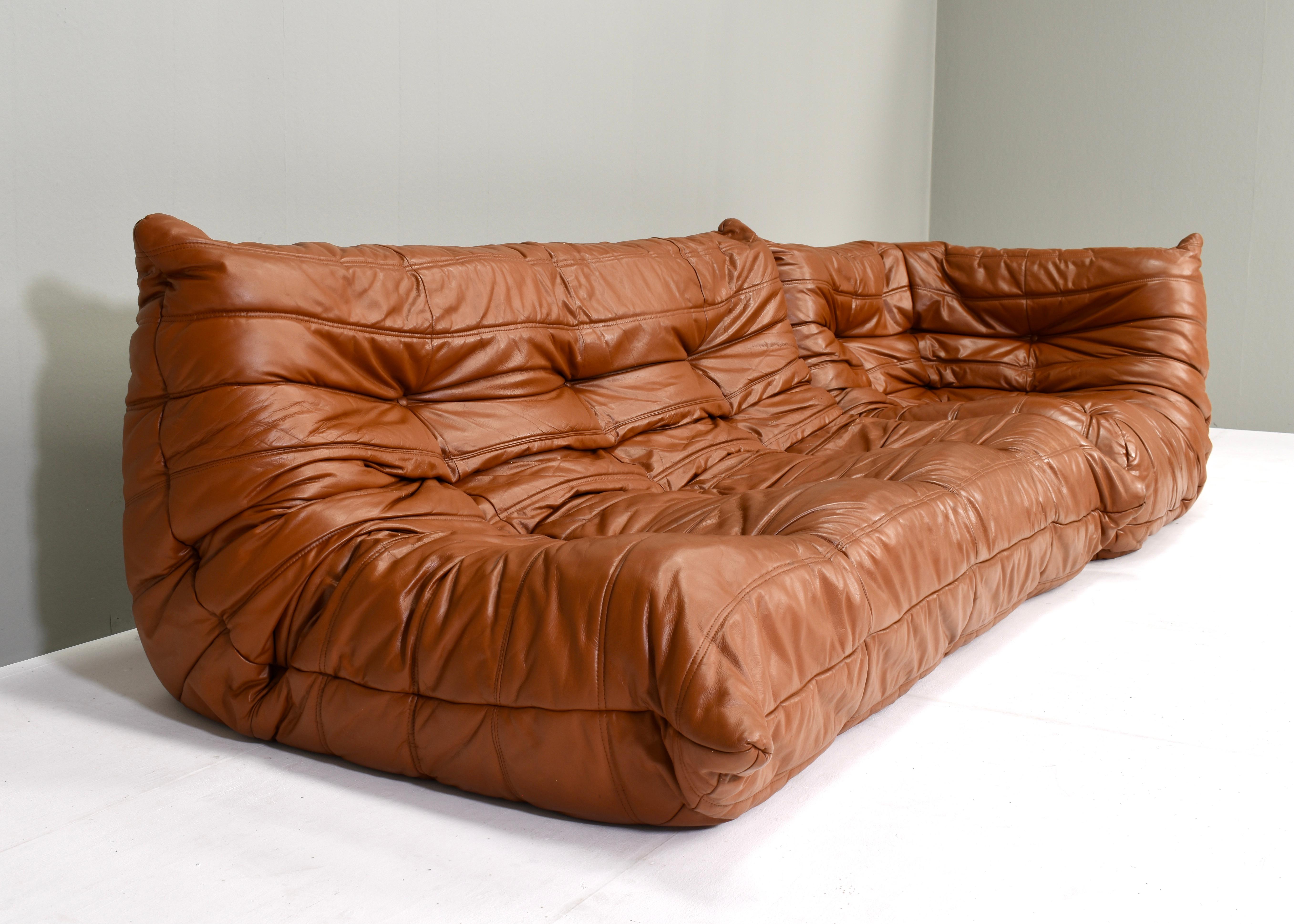 leather togo sofa