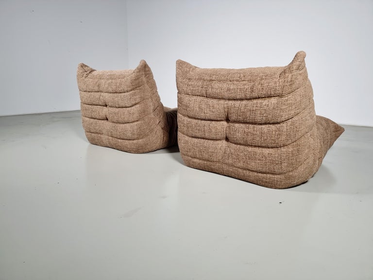 Togo Lounge Chairs by Michel Ducaroy for Ligne Roset, 1970s For Sale 1
