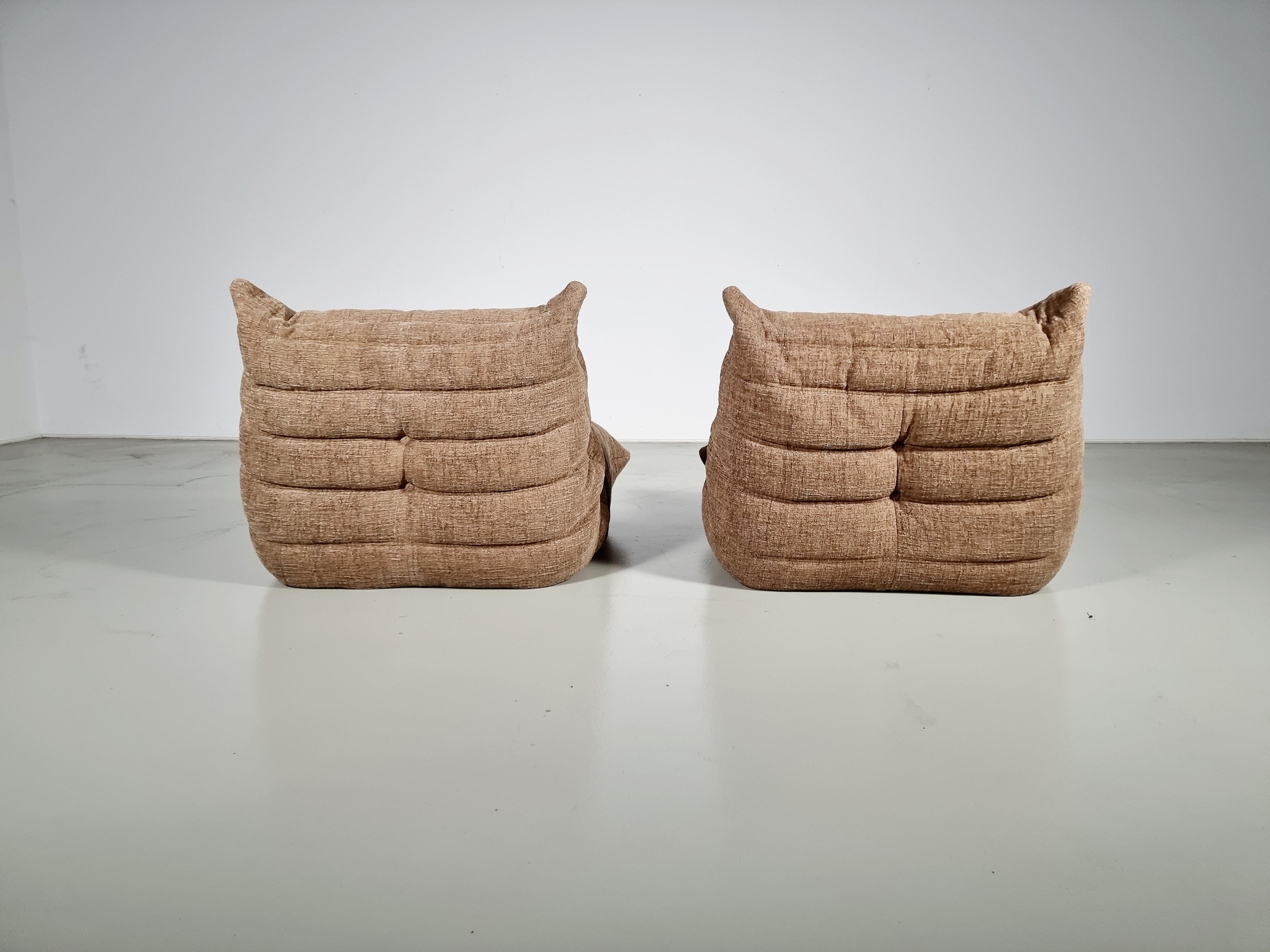 Togo Lounge Chairs by Michel Ducaroy for Ligne Roset, 1970s 2