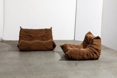 loveseat und Lounge Chair Set 'Togo' von Michel Ducaroy für Ligne Roset:: signiert