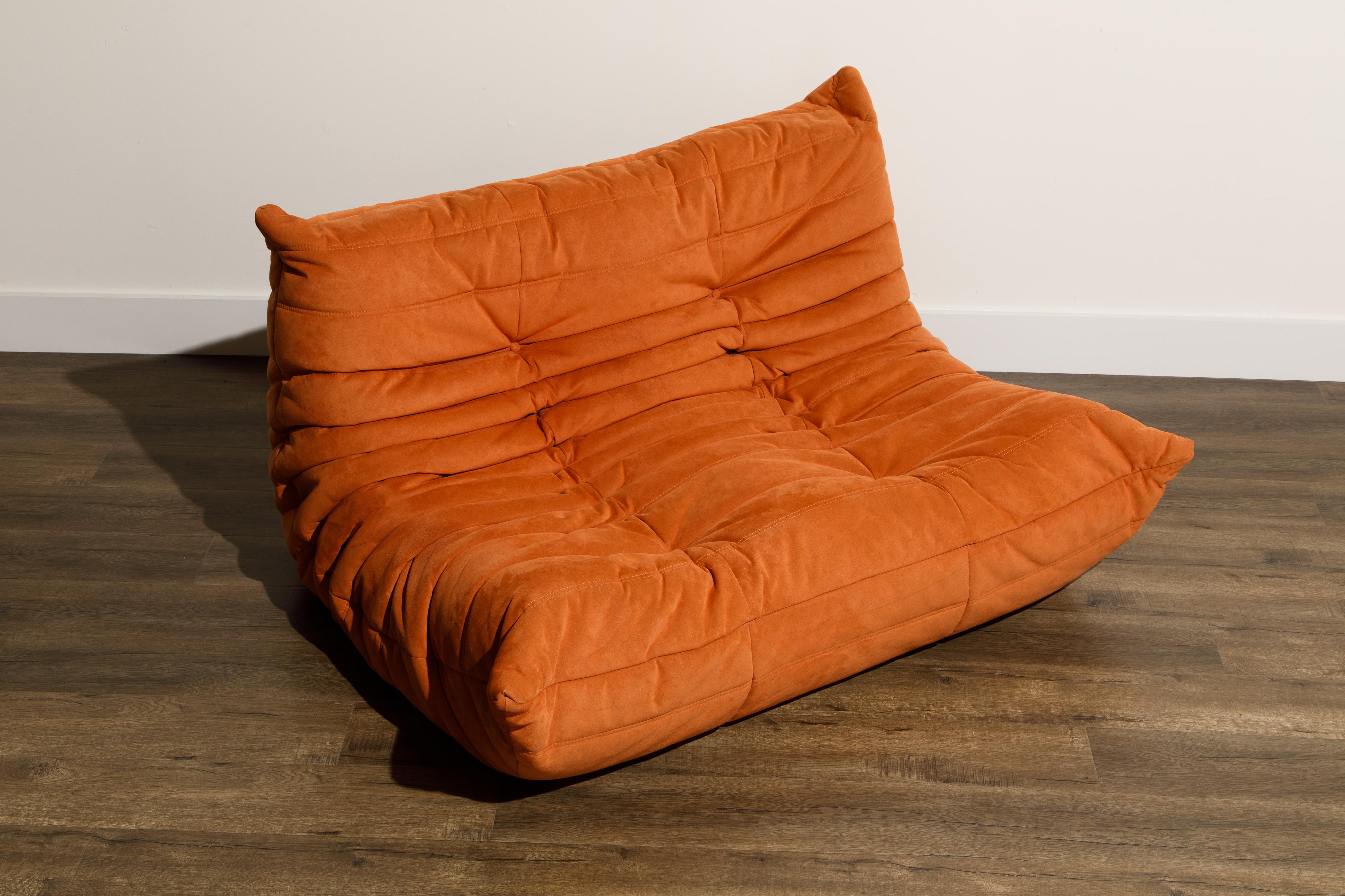 Modern 'Togo' Loveseat Sofa by Michel Ducaroy for Ligne Roset, Signed