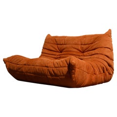 'Togo' Loveseat Sofa by Michel Ducaroy for Ligne Roset, Signed