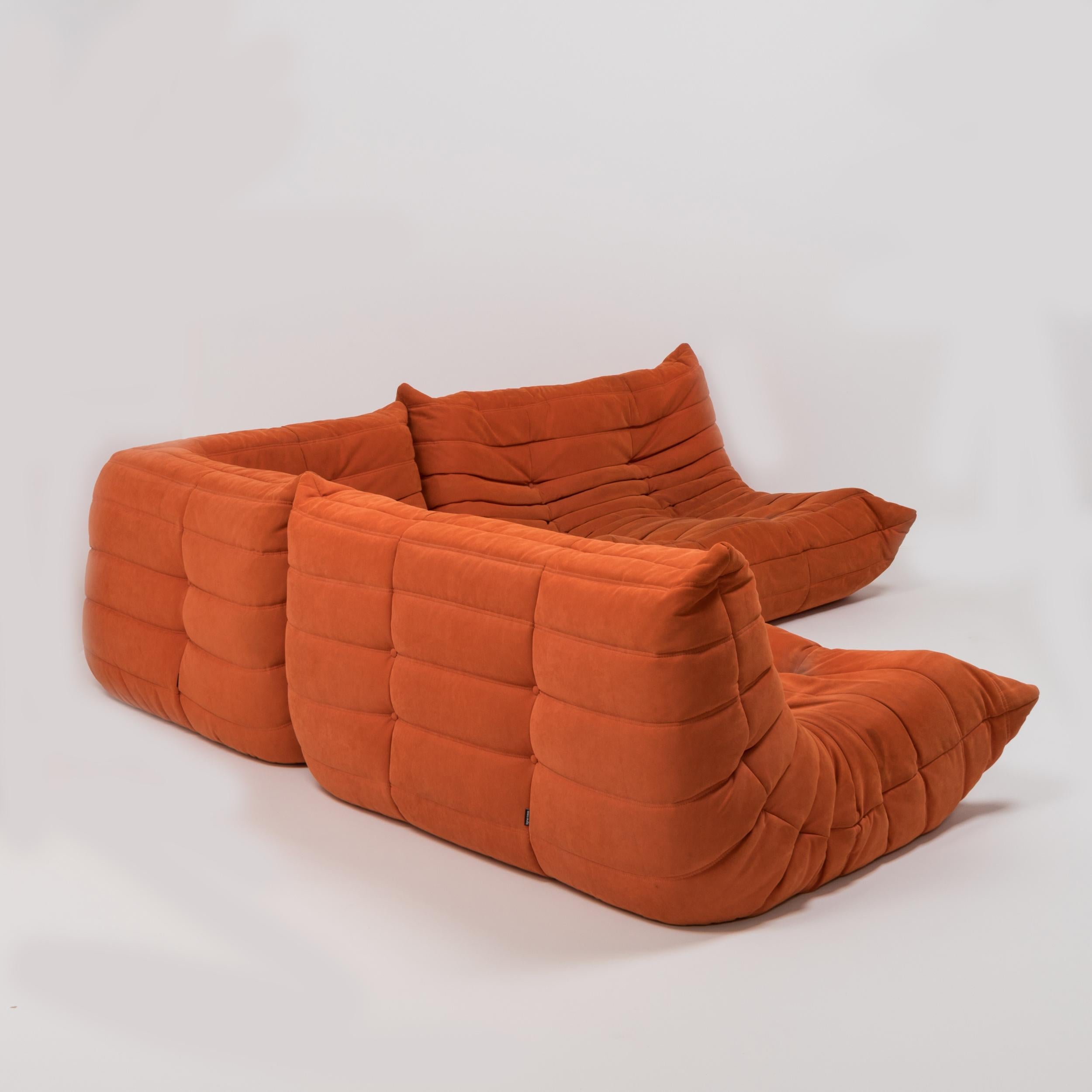 orange togo sofa