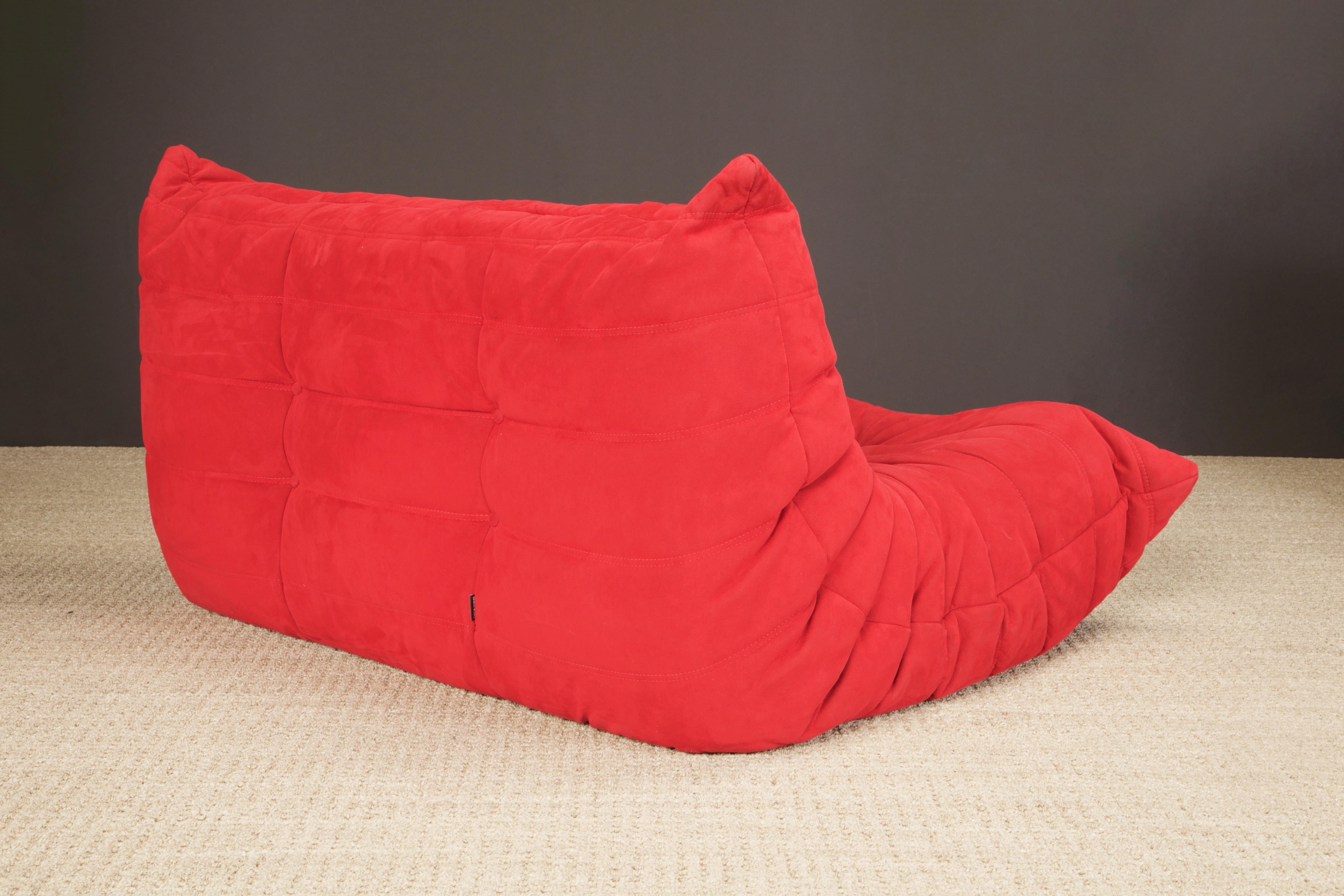 'Togo' Sectional Sofa Set by Michel Ducaroy for Ligne Roset, Signed 1