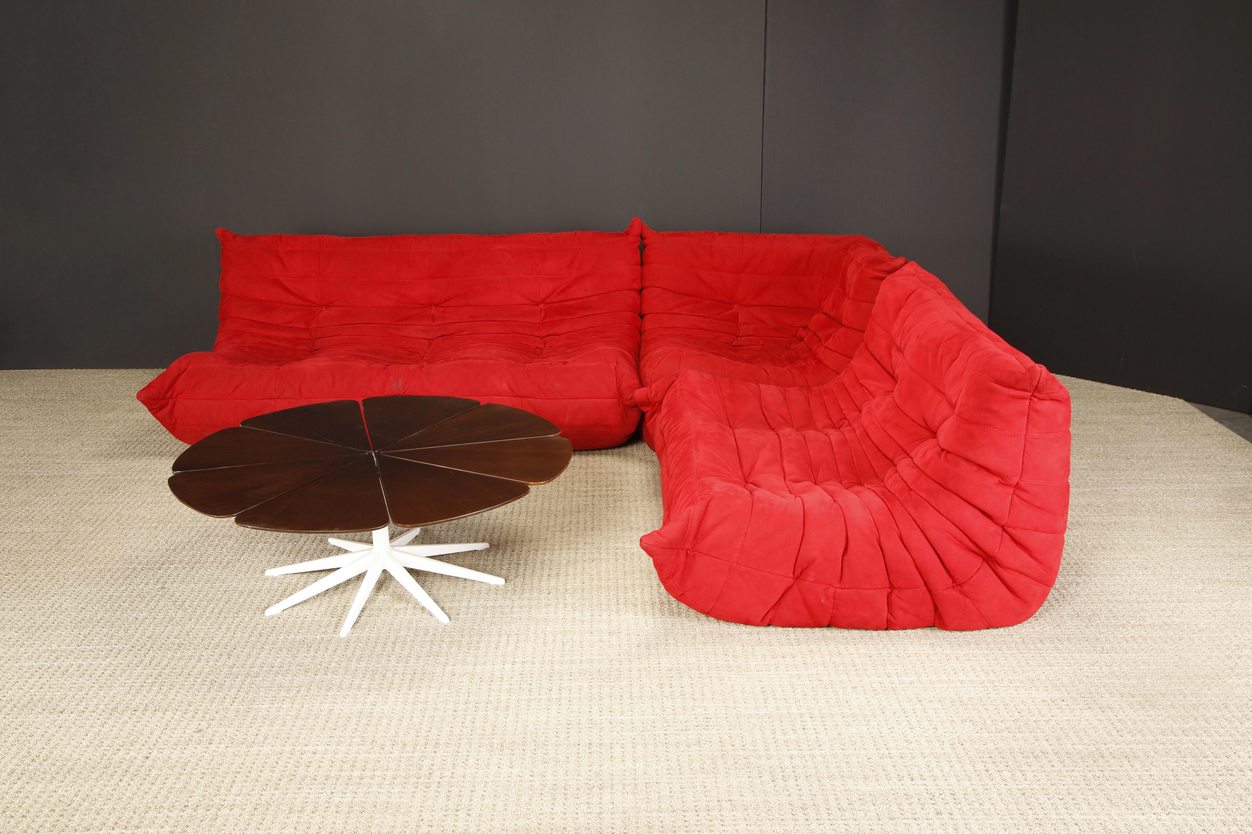 'Togo' Sectional Sofa Set by Michel Ducaroy for Ligne Roset, Signed 9
