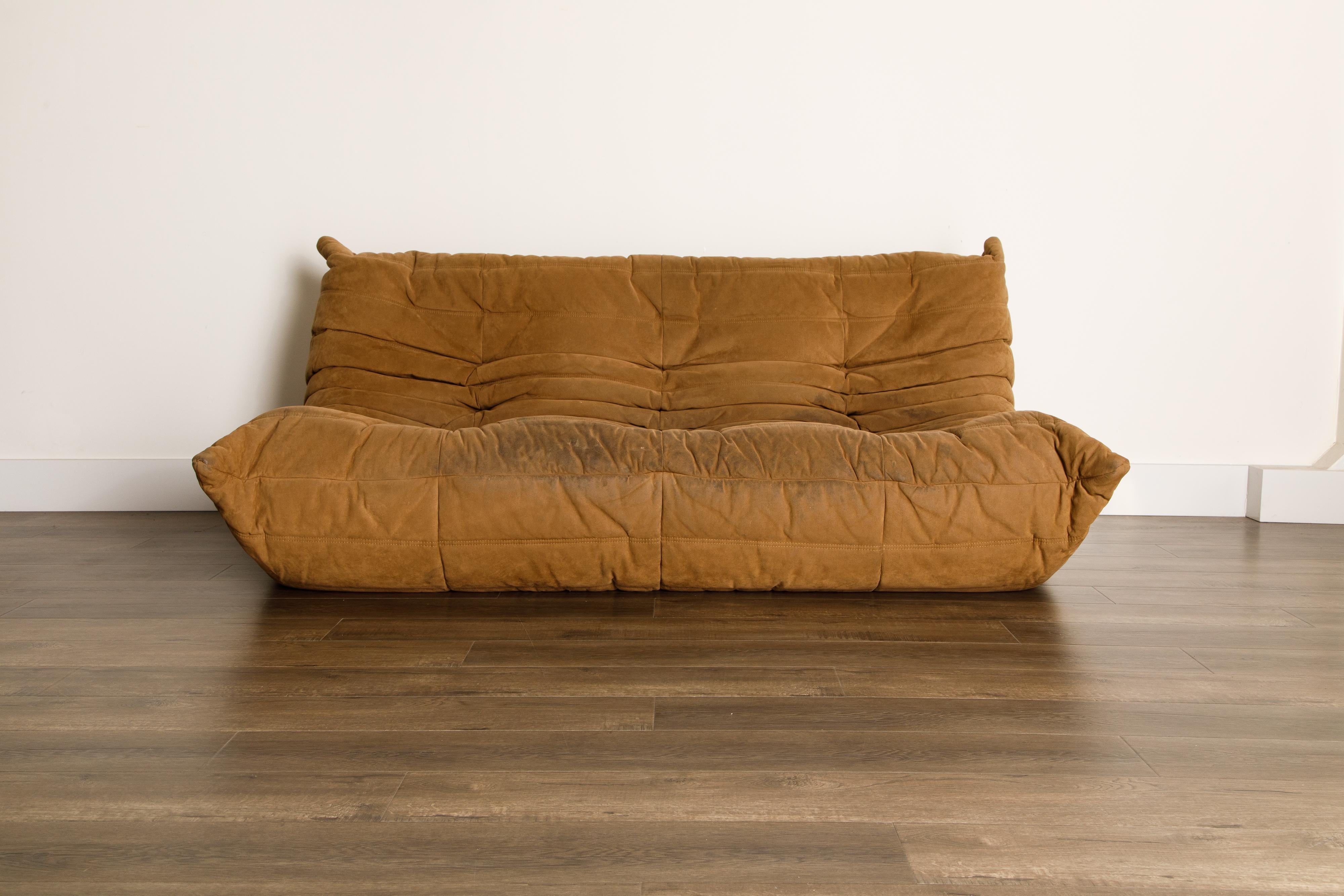 'Togo' Sectional Sofa Set by Michel Ducaroy for Ligne Roset, Signed 1
