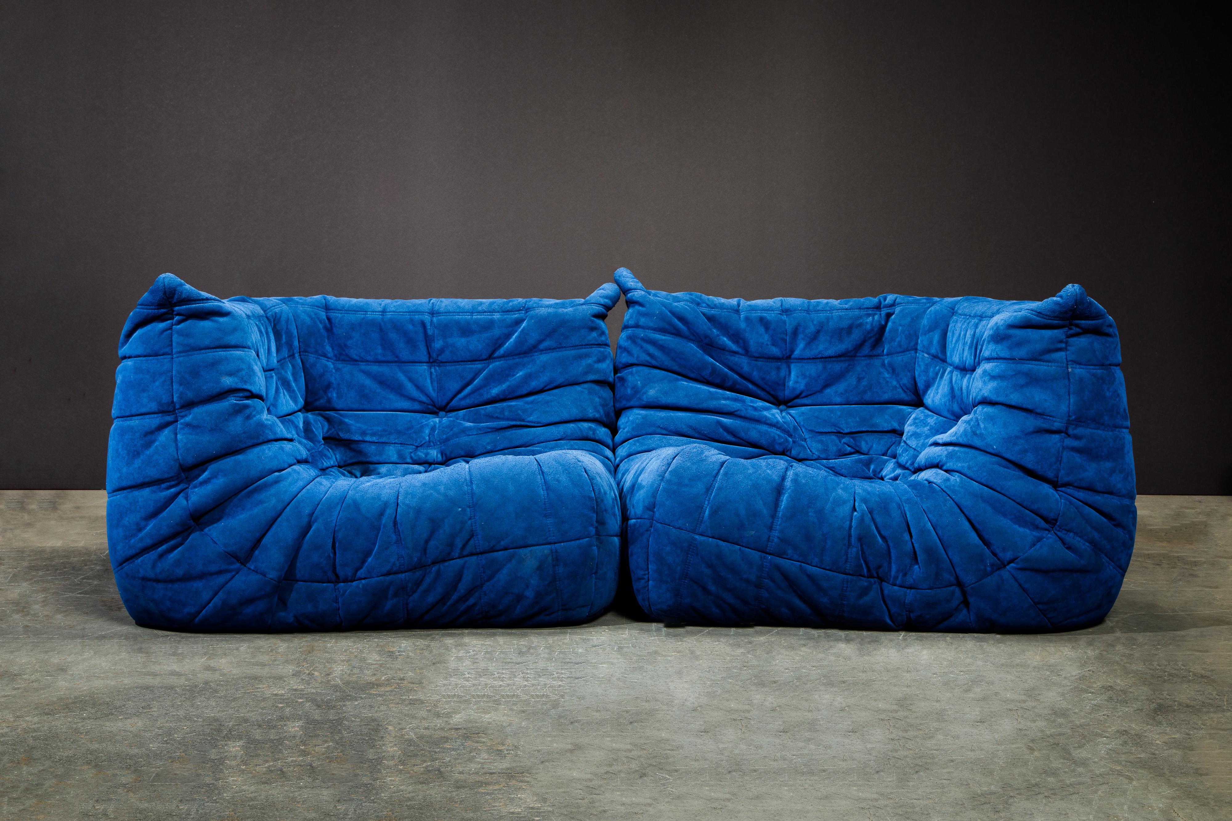 'Togo' Seven-Piece Sectional Sofa Set by Michel Ducaroy for Ligne Roset, Signed 5