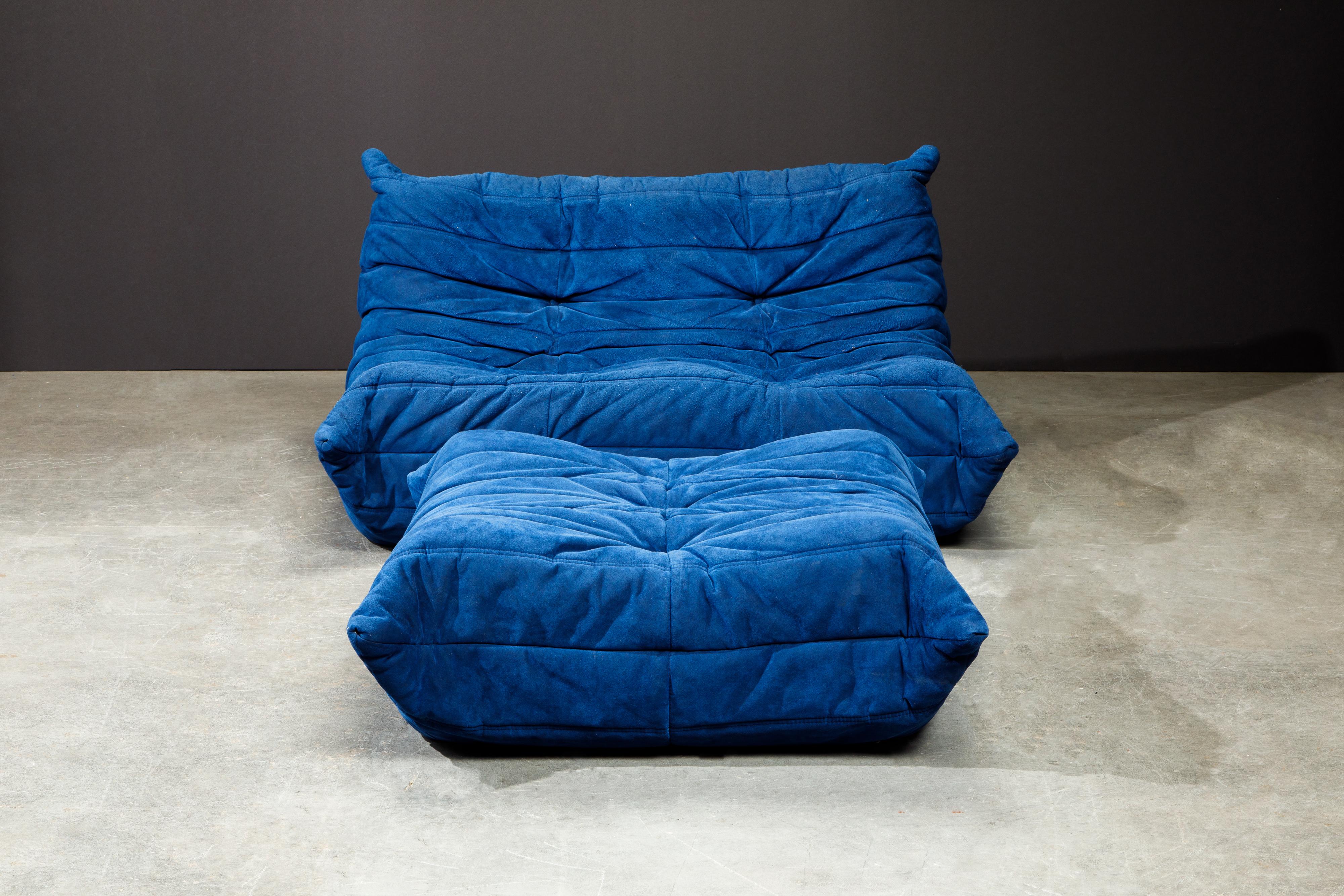 'Togo' Seven-Piece Sectional Sofa Set by Michel Ducaroy for Ligne Roset, Signed 8