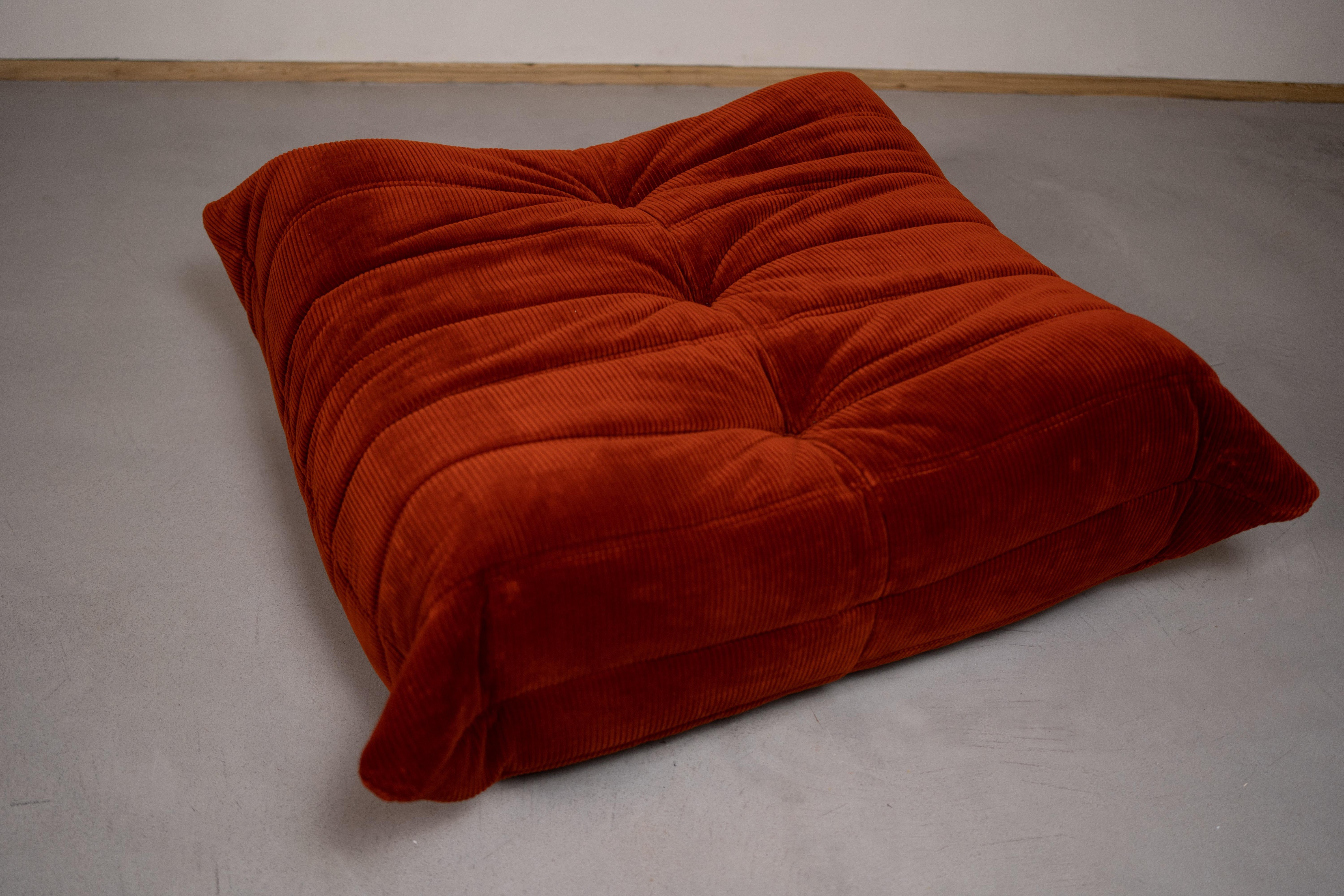 Fabric Togo Sofa by Michel Ducaroy, 5 Pieces, for Ligne Roset